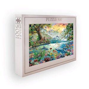 Puzzle, Wallxpert, PZL_040_500, Multicolor imagine