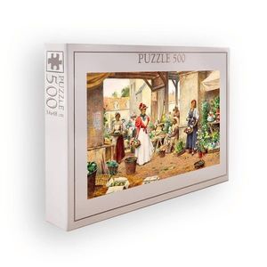 Puzzle, Wallxpert, PZL_08_500, Multicolor imagine