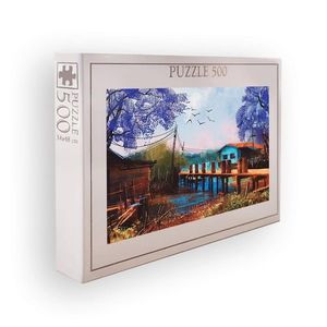 Puzzle, Wallxpert, PZL_096_500, Multicolor imagine