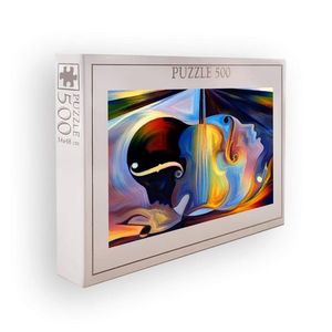 Puzzle, Wallxpert, PZL_099_500, Multicolor imagine