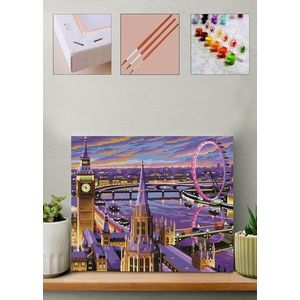 Pictura pe numere, Wallxpert, Artsylrbaskı50, Multicolor imagine