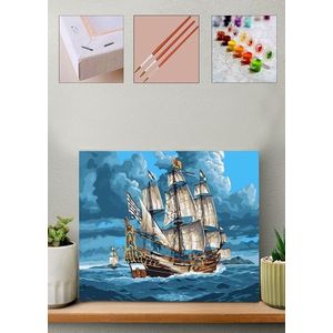 Pictura pe numere, Wallxpert, Artsylrbaskı61, Multicolor imagine