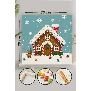 Pictura pe numere, L'essentiel Maison, Palm024, Multicolor imagine