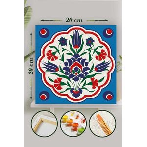 Pictura pe numere, L'essentiel Maison, Palm033, Multicolor imagine