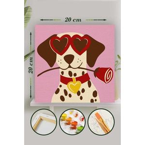 Pictura pe numere, L'essentiel Maison, Palm034, Multicolor imagine