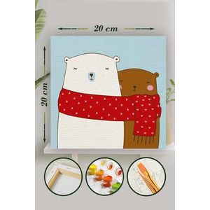 Pictura pe numere, L'essentiel Maison, Palm037, Multicolor imagine