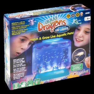 Set educativ STEM - AQUA DRAGONS Habitat Lumea subacvatica - acvariu Deluxe cu LED-uri imagine