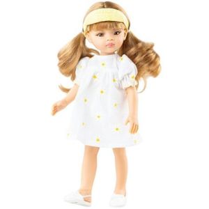 Papusa Ksenia, 32 cm, in rochie cu margarete - Amigas, Paola Reina imagine