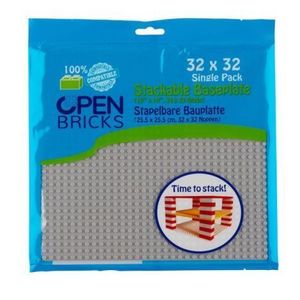 Jucarie - Seturi de constructie - Placa gri deschis 32x32 imagine