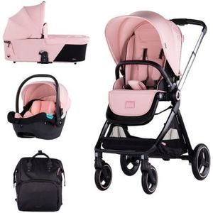 Carucior Chipolino Elite 3 in 1 pink marshmallow imagine