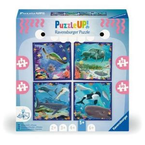 Ravensburger - Puzzle Up animale marine 4 puzzle 64 72 81 90 piese imagine