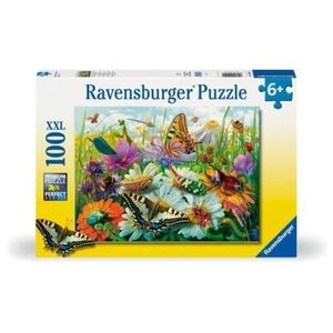 Ravensburger - Puzzle lumea minunata a insectelor 100 piese XXL imagine