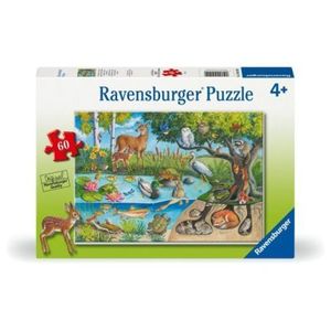 Ravensburger - Puzzle animale deasupra si sub apa 60 piese imagine