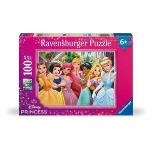 Ravensburger - Puzzle viata de basm a printeselor Disney 100 piese XXL imagine