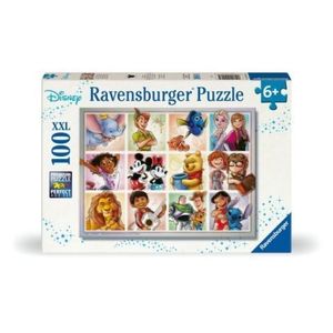 Ravensburger - Puzzle personaje Disney 100 piese XXL imagine