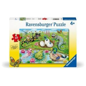 Ravensburger - Puzzle puiuti care ies din oua 60 piese imagine