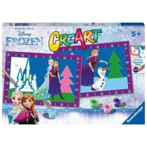 Ravensburger - CreArt pictura pe numere pentru copii 2 sabloane Disney Frozen imagine