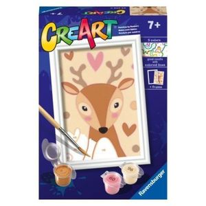 Ravensburger - CreArt pictura pe numere pentru copii cerb dragut imagine