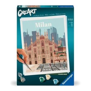 Ravensburger - CreArt pictura pe numere pentru adulti Milano plin de culoare imagine