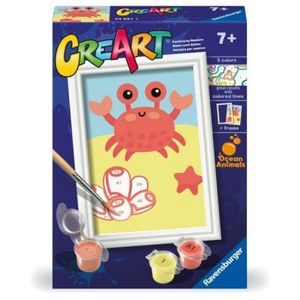 Ravensburger - CreArt pictura pe numere pentru copii crab prietenos imagine