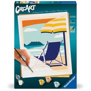 Ravensburger - CreArt pictura pe numere pentru adulti relaxare la plaja imagine