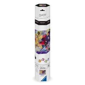 Ravensburger - CreArt pictura pe numere pentru adulti Tablou Canvas Kandinsky galben rosu albastru imagine