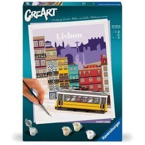 Ravensburger - CreArt pictura pe numere pentru adulti Lisabona imagine