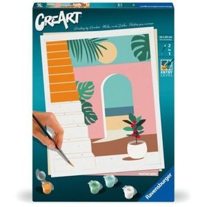 Ravensburger - CreArt pictura pe numere pentru adulti vibe de vacanta imagine