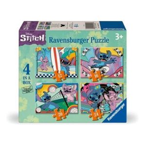 Ravensburger - Puzzle Disney Stitch 4 buc in cutie 12 16 20 24 piese imagine