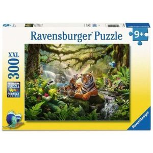 Ravensburger - Puzzle minunile faunei salbatice din jungla 300 piese XXL imagine