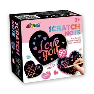 Set de razuit - Notite in forma de Inima - 50 de cartonase imagine