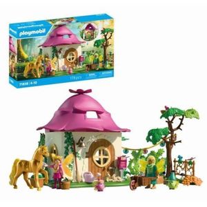 Playmobil - Jucarie de rol Casuta zanelor cu unicorn auriu imagine