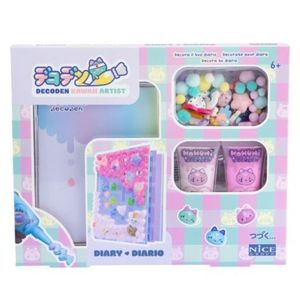 Kit creativ Decoden , Jurnal kawaii de decorat cu pasta colorata imagine