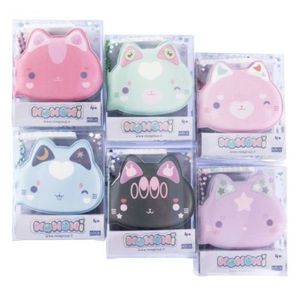 Mini-jurnal Momomi , breloc in forma de pisicuta, agenda moale cu lant imagine