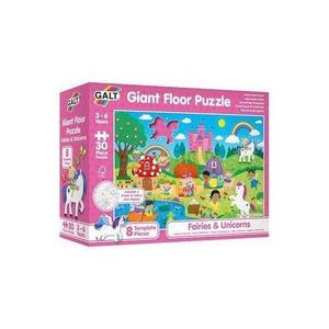 Puzzle podea: zane si unicorni (30 piese) imagine