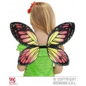 Aripi fluture negru-portocaliu imagine