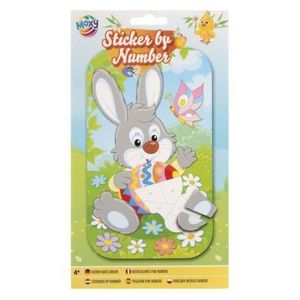 Set creativ Lipeste pe numere tematica Paste, Iepuras imagine
