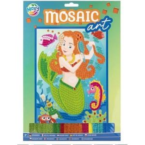 Set creativ, Mozaic din spuma cu sclipici, A4 imagine