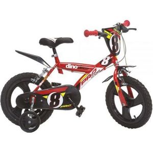 Bicicleta copii 4-6 ani, 16 inch, Pro Cross Rosu, Dino Bikes DB163GLN06RE imagine