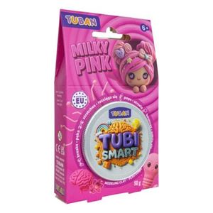 Plastilina creativa inteligenta TUBI SMART - Milky Pink, 50 g imagine
