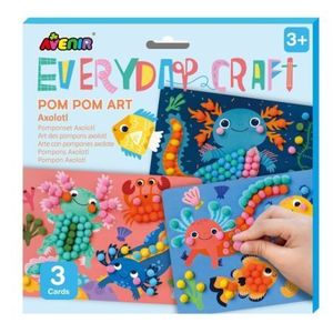 Set creativ Everyday Craft Pom Pom - confectioneaza un Axolotl imagine