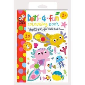Carte de colorat Dots4Fun - Axolotl imagine
