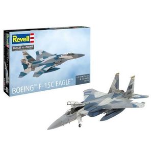 Aeromodel Revell F-15C Eagle RV03778 cu insemne autentice Operatiunea Furtuna in Desert si Garda Nationala Aeriana imagine