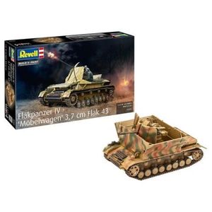 Macheta militara Revell Flakpanzer IV Mobelwagen 3.7cm Flak 43 RV03363 imagine