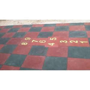 Sotron din pavele cauciuc 1 la 9 imagine