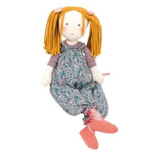 Papusa textila violette 45 cm, moulin roty imagine