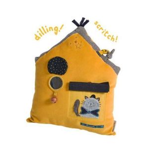 Jucarie cu activitati, perna model casa, moulin roty imagine