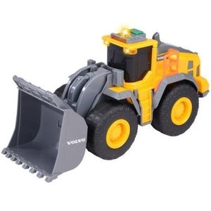 Buldozer Dickie Toys Volvo Wheel Loader 23 cm cu lumini si sunete imagine