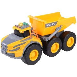 Camion basculant Dickie Toys Volvo Articulated Hauler 23 cm cu lumini si sunete imagine