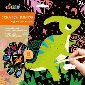 Set de razuit Scratch Junior - Prietenii mei dinozauri imagine